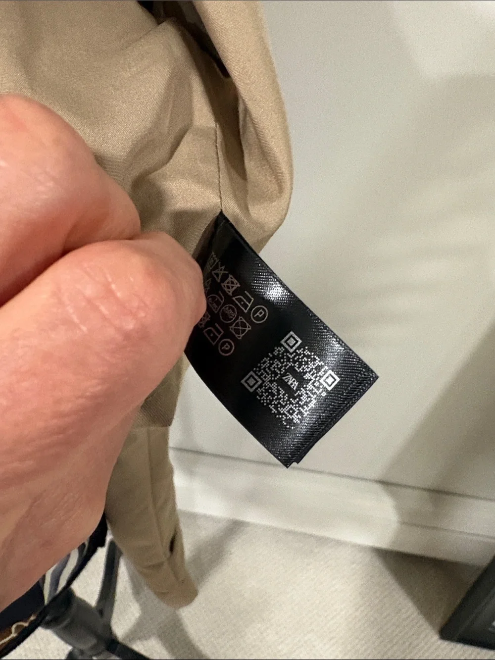 ZARA Double Breasted Crop Trench Women’s M - Picture 6 of 8